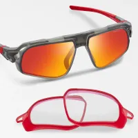 Nike Flyfree Mirroколір червоний Sunglasses колір сірий