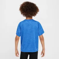 Nike Dri-FIT Little детские Multi Short Sleeve Top синий