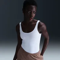 Nike Sportswear Chill Knit женская Tank Top цвет белый