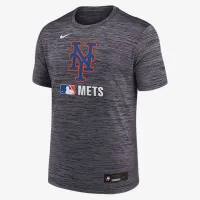 New York Mets Authentic Collection Velocity чоловічі Nike Dri-FIT MLB футболка колір чорний