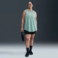Nike Dri-FIT жіноча Tank (великі розміри) колір зелений