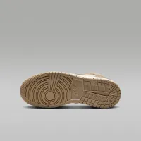 Nike Air Jordan 1 Mid Big детские Кроссовки цвет коричневый