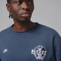 Nike Jordan Brooklyn мужские Crew-Neck свитшот синий