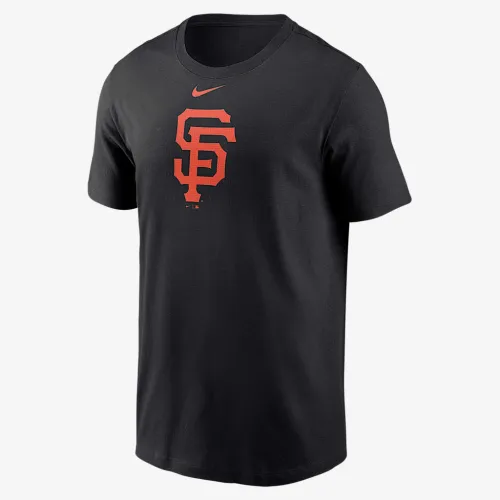 San Francisco Giants Fuse Large Logo мужские Nike MLB футболка цвет черный