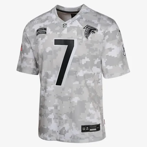 Bijan Robinson Atlanta Falcons Salute to Service Big детские Nike Dri-FIT NFL Limited Jersey цвет белый