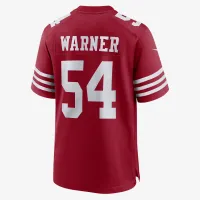 Nike NFL San Francisco 49ers (Fred Warner) мужские Game Football Jersey Red