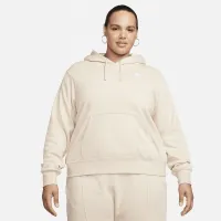 Nike Sportswear Club Fleece жіноча Pullover Толстовка з капюшоном (великі розміри) колір коричневий