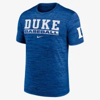 Duke блакитний Devils Velocity Baseball Wordmark Stack чоловічі Nike Dri-FIT College футболка блакитний