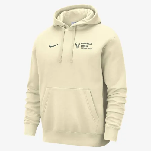 Milwaukee Bucks Club Courtside чоловічі Nike NBA Pullover Толстовка з капюшоном колір коричневий