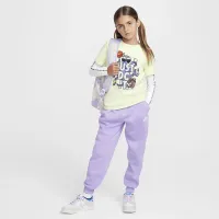 Nike Sportswear Club Fleece Big детские Joggers цвет фиолетовый