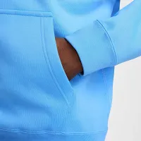 Nike Solo Swoosh мужские Fleece Pullover Толстовка с капюшоном синий