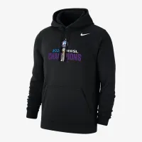 Orlando Pride 2024 NWSL Champions Club мужские Nike Fleece Pullover Толстовка с капюшоном цвет черный