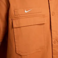 Club Америка чоловічі Nike Life Woven Military Short-Sleeve Button-Down Shirt Orange