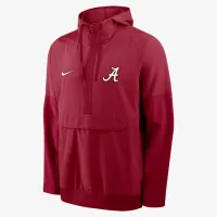 Alabama Anorak чоловічі Nike College 1/2-Zip Hooded Куртка колір червоний
