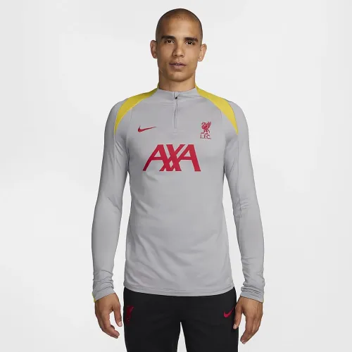 Liverpool FC Strike Third чоловічі Nike Dri-FIT Soccer Drill Top колір сірий