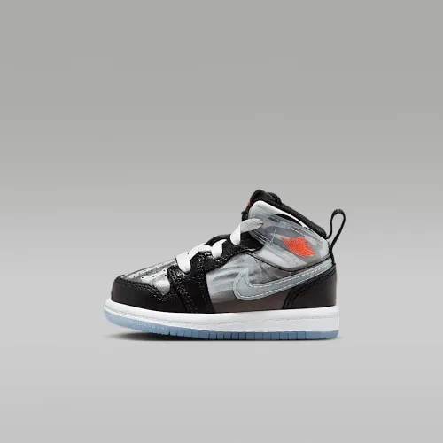Nike Jordan 1 Mid Sneaker School Baby/Toddler Кросівки колір чорний