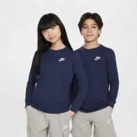 Nike Sportswear Big дитячі Long-Sleeve футболка блакитний