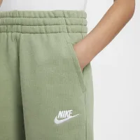 Nike Sportswear Club Fleece Big дитячі French Terry шорти колір зелений