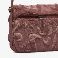Nike Sportswear Futura 365 Faux Fur Crossbody сумка (1L) цвет коричневый