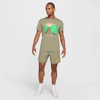 Nike мужские Running футболка цвет зеленый