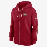 San Francisco 49ers Phoenix женская Nike NFL Full-Zip Толстовка с капюшоном цвет красный
