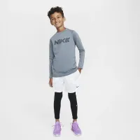 Nike Pro Warm Big дитячі (для хлопчиків) Dri-FIT Long-Sleeve тренувальні Top колір сірий