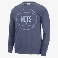 Brooklyn Nets Standard Issue мужские Nike Dri-FIT NBA свитшот синий