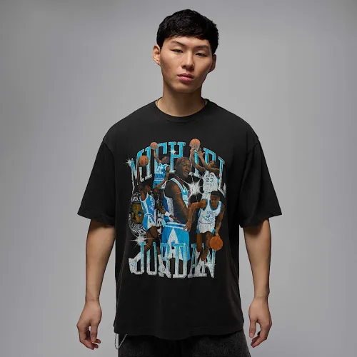 Nike Jordan Flight Essentials чоловічі Graphic футболка колір чорний