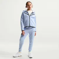 Nike Sportswear Tech Fleece Girls' Full-Zip Толстовка з капюшоном колір сірий