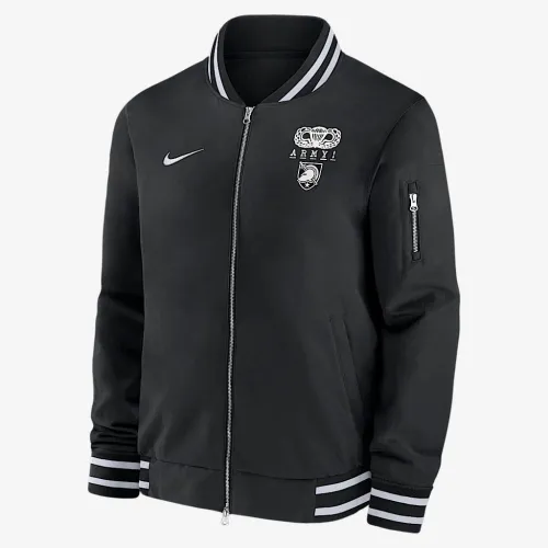 Army цвет черный Knights Rivalry Sideline мужские Nike College Full-Zip Bomber Куртка цвет черный