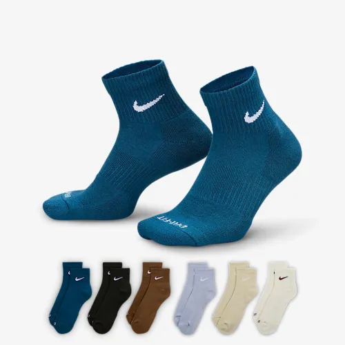 Nike Everyday Plus Cushioned тренировочные Ankle носки (6 пары) многоцветный