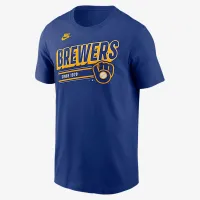 Milwaukee Brewers Cooperstown Retro чоловічі Nike MLB футболка блакитний