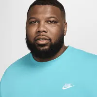 Nike Sportswear Club мужские футболка цвет зеленый