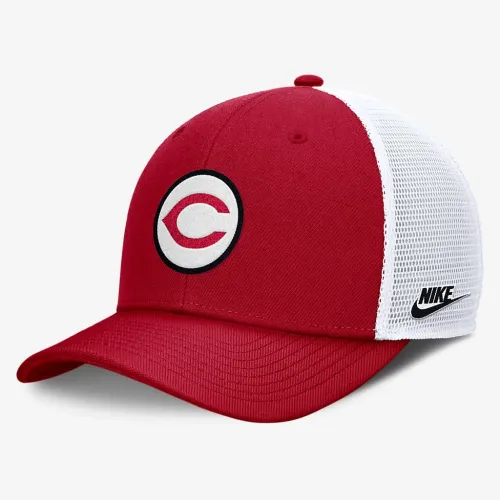 Cincinnati колір червонийs Cooperstown Rise чоловічі Nike Dri-FIT MLB Trucker Adjustable Hat колір червоний