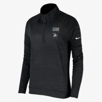 Army Pacer жіноча Nike Dri-FIT College 1/4-Zip Top колір чорний