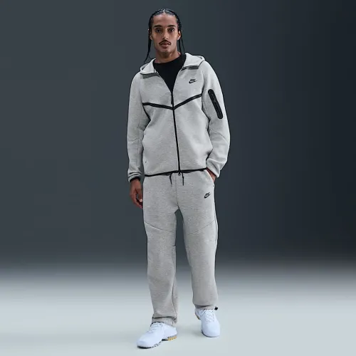 Nike Tech чоловічі Open-Hem Fleece Pants колір сірий