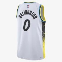 Tyrese Haliburton Indiana Pacers 2024/25 City Edition мужские Nike Dri-FIT NBA Swingman Jersey цвет белый