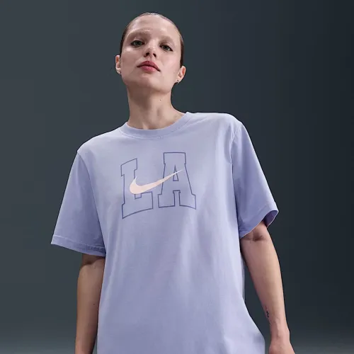 Nike Sportswear Essential жіноча футболка колір фіолетовий