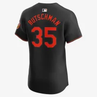 Adley Rutschman Baltimore Orioles чоловічі Nike Dri-FIT ADV MLB Elite Jersey колір чорний