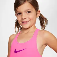 Nike Swim Essential Little детские (Girls') Racerback 1-Piece Swimsuit Pink