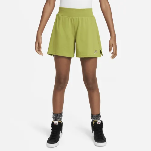 Nike Sportswear Big дитячі (Girls') шорти колір зелений