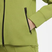 Nike Sportswear Tech Fleece Big дитячі (Girls') Full-Zip Толстовка з капюшоном колір зелений