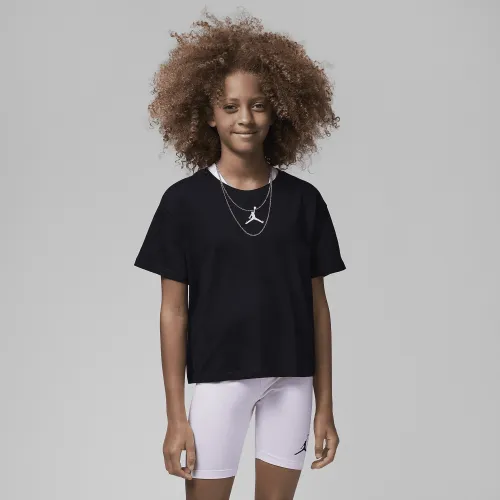 Nike Jordan Essentials Big детские футболка цвет черный
