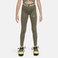 Nike Pro Leak Protection: Period Girls' Dri-FIT лосины цвет зеленый