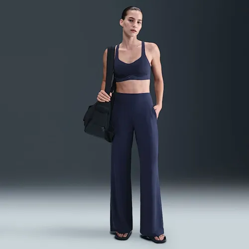 Nike Zenvy жіноча Dri-FIT З високою талією Wide-Leg Pants блакитний