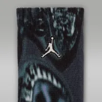 Nike Jordan Big дитячі MVP Rings Crew шкарпетки (3 пар) колір чорний