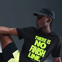 Nike чоловічі Dri-FIT Running футболка колір чорний