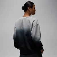 Nike Jordan Flight Fleece женская French Terry Crew-Neck свитшот цвет серый
