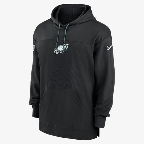 Philadelphia Eagles Sideline Jersey чоловічі Nike Dri-FIT NFL Pullover Толстовка з капюшоном колір чорний