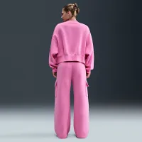 Nike Sportswear Phoenix Fleece жіноча Cargo Sweatpants Pink